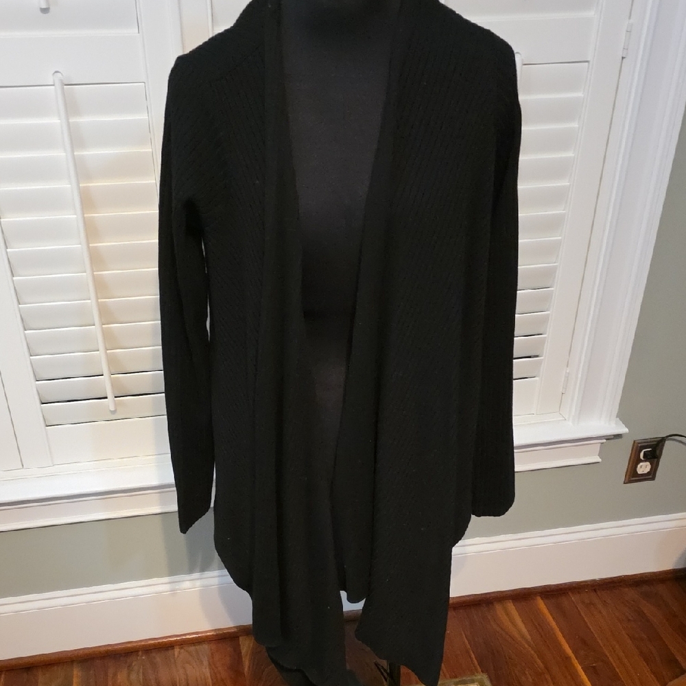 Athleta Women's Black Cardigan Sweater